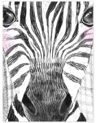 INSPIO Dekorace do dětského pokoje - Obraz zebra