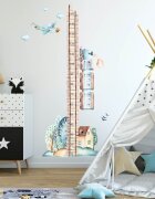 INSPIO Dětský metr na zeď - Vláček pro kluky