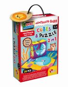 INSPIO MONTESSORI DŘEVĚNÉ KOSTKY A PUZZLE