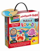 INSPIO MONTESSORI DŘEVĚNÉ PUZZLE KRUH