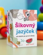 INSPIO Montessori hračky pro 6 měsíční miminka 157 karet