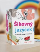 INSPIO Montessori senzorická vizuální hračka 157 karet