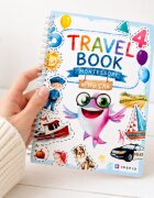 INSPIO Montessori TRAVEL BOOK na cesty – 15 stran zábavy od