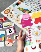 INSPIO Náhradní příslušenství pro Montessori knihu - max. 7 ks