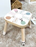 INSPIO Nálepka na židli IKEA FLISAT - Pastelové Člověče se zvířaty