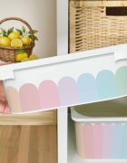 INSPIO Nálepka pro IKEA TROFAST box - Pastelové oblouky (duha)