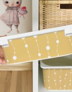 INSPIO Nálepka pro IKEA TROFAST box - Žluté řetězy