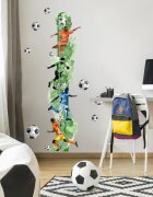 INSPIO Nástěnný měřič do chlapeckého pokoje – Fotbalisté