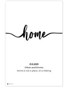 INSPIO Obraz HOME na zkrášlení vašeho domova