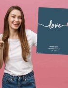 INSPIO Obraz na stěnu LOVE
