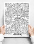 INSPIO Sada obrazů - Map Of London II