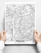 INSPIO Sada obrazů - Map of Prague