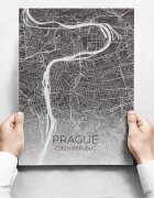 INSPIO Sada obrazů - Map of Prague II