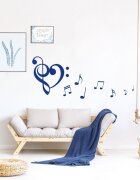 INSPIO Samolepka na zeď - Hudební srdce