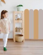 INSPIO Samolepka na zeď Oblouk - Sandy Garden (Teplá zemitá barva pro boho styl)