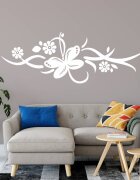 INSPIO Samolepka na zeď - Ornament s motýlem