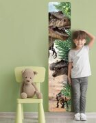 INSPIO Samolepky do dětského pokoje - Dětský metr s dinosaurem