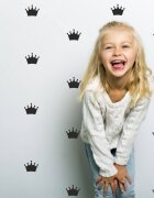 INSPIO Samolepky na zeď - Korunky ve vlastní barvě