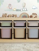 INSPIO Samolepky pro IKEA TROFAST box - Zigzag