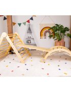 INSPIO Šplhací set Piklerův trojúhelník M deska montessori houpačka