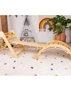 INSPIO Šplhací souprava Piklerův trojúhelník deska montessori houpačka