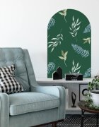 INSPIO Tapeta na zeď nad komodu - Oblouk s květinami