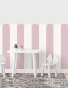 INSPIO Tapeta Oblouk - Candy Rose (Hravá sladká růžová pro děti)