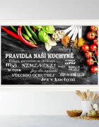 INSPIO Tapety na zeď - Pravidla kuchyně koření