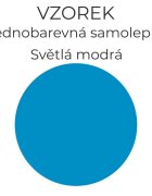 INSPIO Vzorek 053 - Světlá modrá