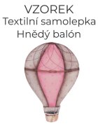 INSPIO Vzorek - Hnědý balón