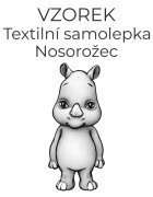 INSPIO Vzorek - Malý nosorožec