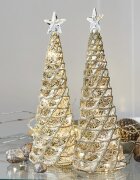 LOBERON Dekorativní stromečky 2dílná sada Glitter