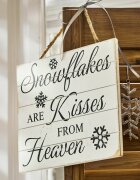 LOBERON Dekorativní tabulka Snowflakes