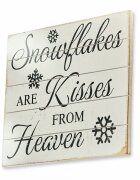 LOBERON Dekorativní tabulka Snowflakes