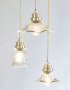 LOBERON Závěsné lampy 3dílná sada Lunaras