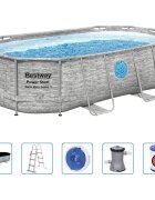 Bestway Bazén Power Steel s příslušenstvím 427 x 250 x 100 cm