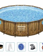 Bestway Bazén Power Steel s příslušenstvím 488 x 122 cm
