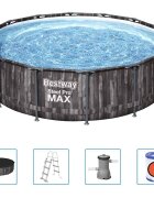 Bestway Bazén Steel Pro MAX s příslušenstvím kulatý 427 x 107 cm