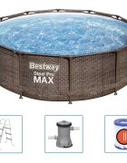 Bestway Bazénový set Steel Pro MAX Deluxe Series kruhový 366 x 100 cm