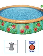 Bestway Fast Set Nafukovací bazénový set Paradise Palms 457 x 84 cm