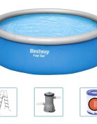 Bestway Nafukovací bazénový set Fast Set kruhový 457 x 122 cm