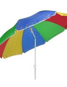 HI Plážový slunečník 150 cm vícebarevný