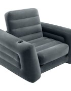 INTEX Rozkládací křeslo 117 x 224 x 66 cm tmavě šedé