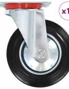 vidaXL 12 ks otočná kolečka 160 mm