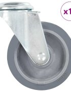 vidaXL 12 ks otočná kolečka s otvorem pro šroub 100 mm