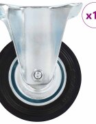 vidaXL 12 ks pevná kolečka 100 mm
