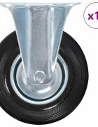 vidaXL 12 ks pevná kolečka 125 mm