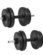 vidaXL 14dílná sada činek 20 kg