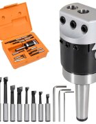 vidaXL 15dílný set vyvrtávacích bitů 50 mm vyvrtávací hlava F1-12 MT2-M10