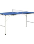 vidaXL 15metrový pingpongový stůl se sítí 152 x 76 x 66 cm modrý